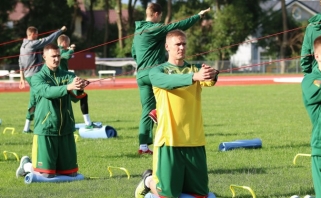 Klaipėdoje - pirmieji vyrų rinktinės testai (video)